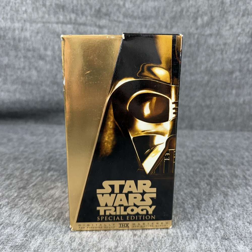 Vintage Star Wars Trilogy Special Edition VHS Box Set 3 Tape THX Fox Sci-Fi